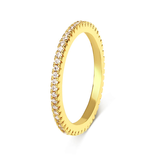 ALL STUDDED RING | Fourfold 18K Gold Plated