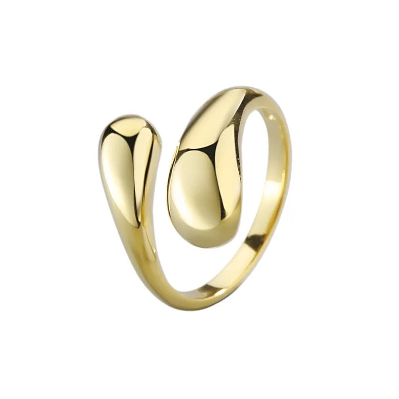 CURVES RING | 18K Gold Plated