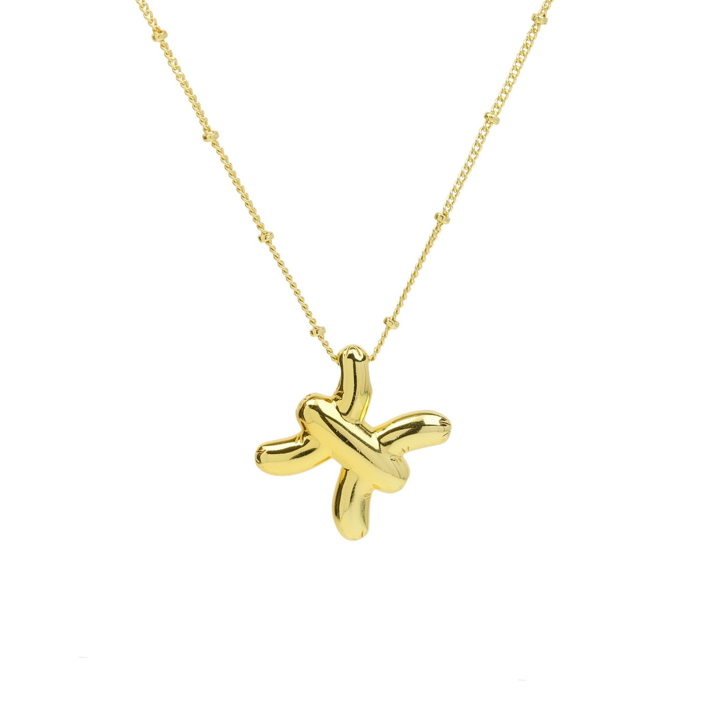 PISCES BALLOON NECKLACE | 18K Gold Plated