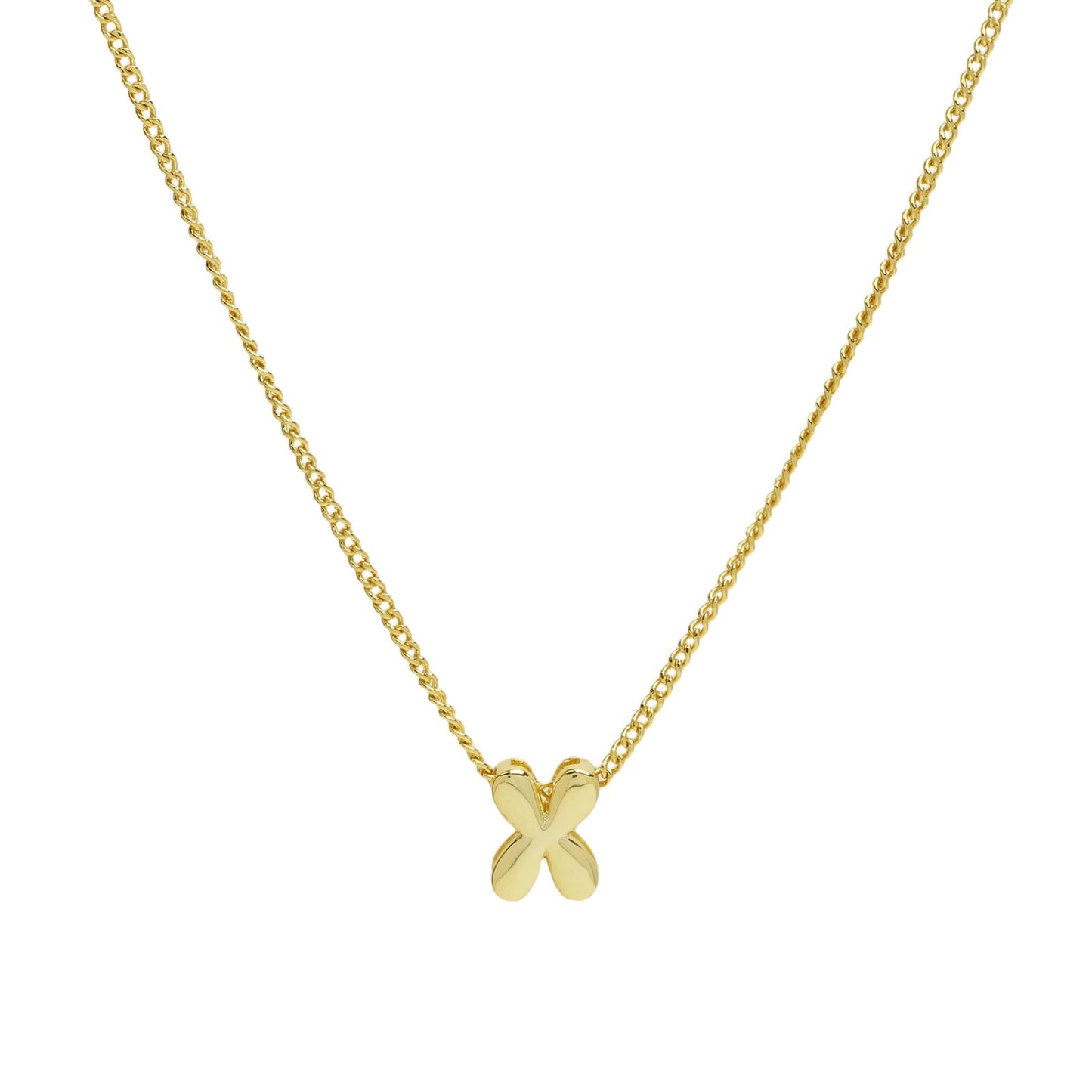 PERSONALIZED NECKLACE - PUFFY LETTERS | 18K Gold Plated