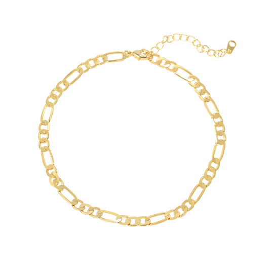 THICK ITALIAN ANKLET 4.5MM | 18K Gold Plated - DIY