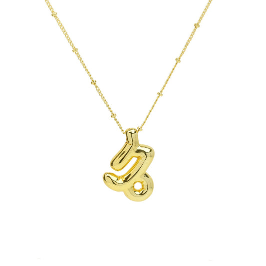 CAPRICORN BALLOON NECKLACE | 18K Gold Plated
