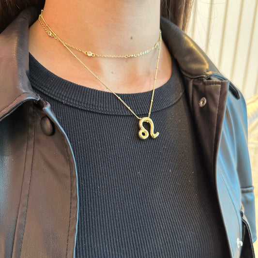 LEO BALLOON NECKLACE | 18K Gold Plated