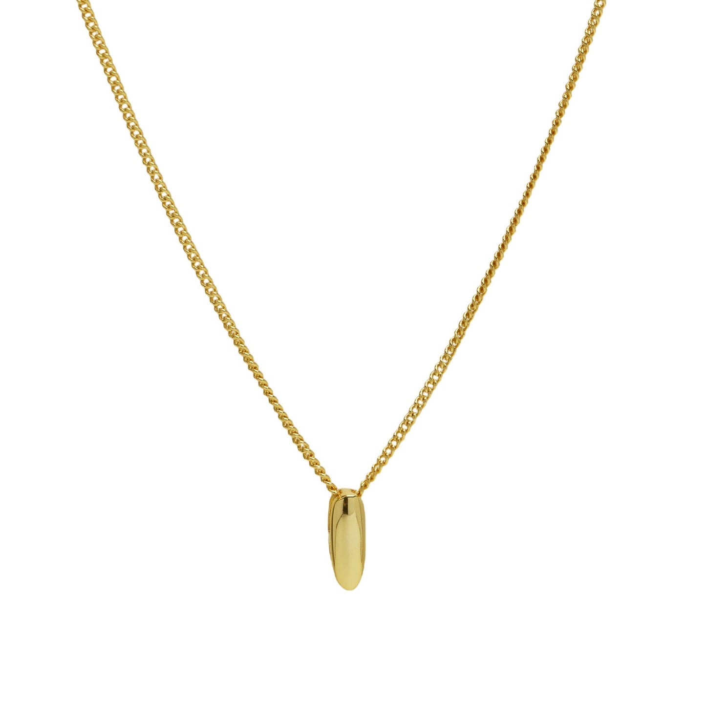 PERSONALIZED NECKLACE - PUFFY LETTERS | 18K Gold Plated