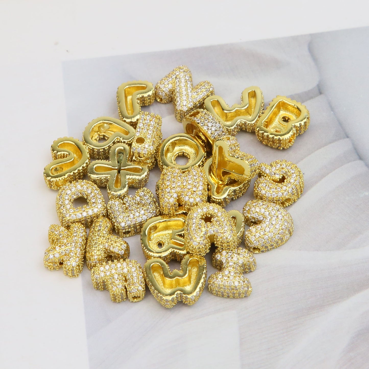 PERSONALIZED NECKLACE - 3D LETTERS | 18K Gold Plated