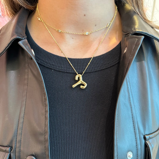 ARIES BALLOON NECKLACE | 18K Gold Plated