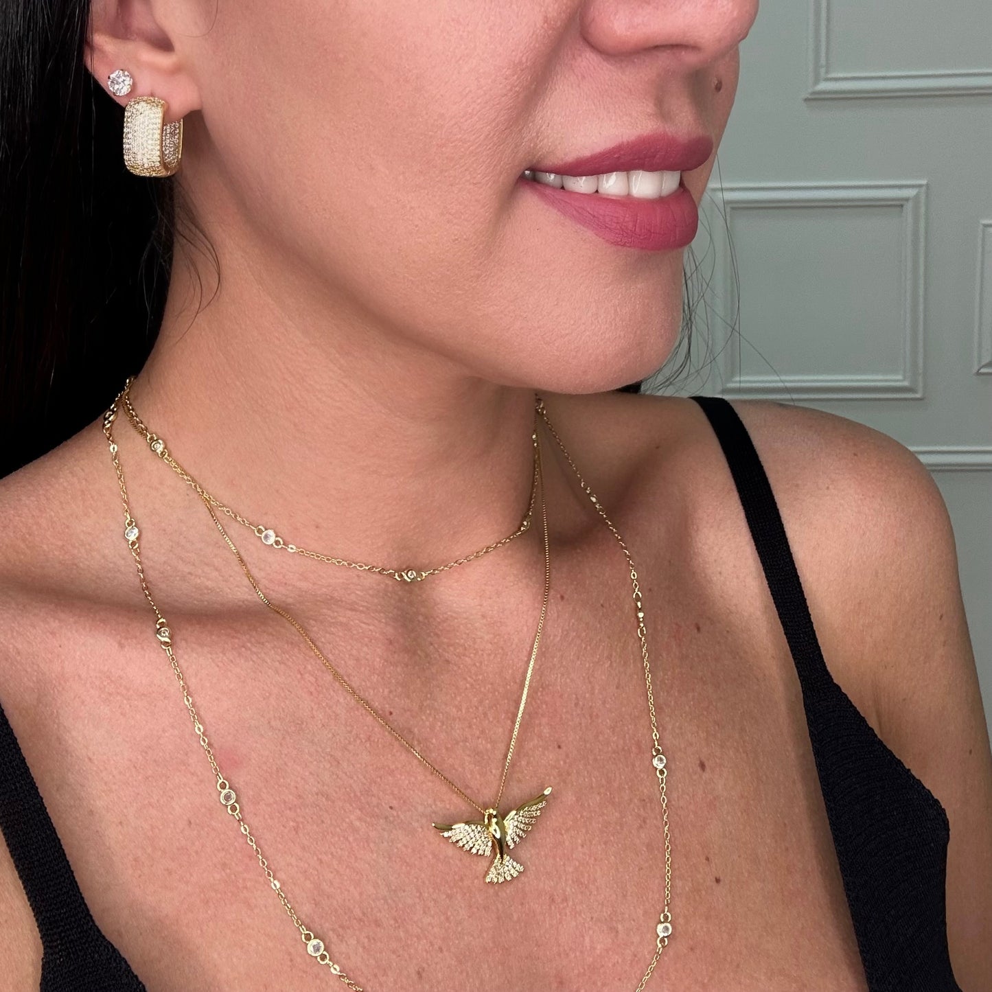 HOLY SPIRIT NECKLACE | Double 18K Gold Plated