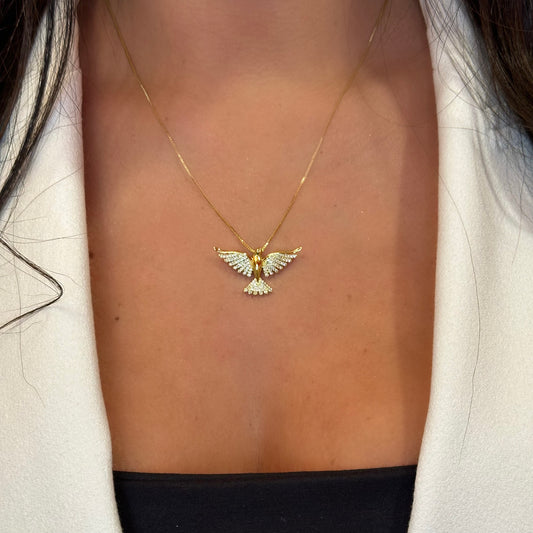 HOLY SPIRIT NECKLACE | Double 18K Gold Plated