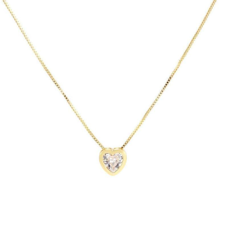 HEART STUD SET | Double 18K Gold Plated