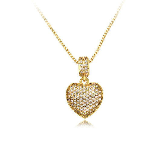 🎁 HEART NECKLACE | 18K Gold Plated (100% off)