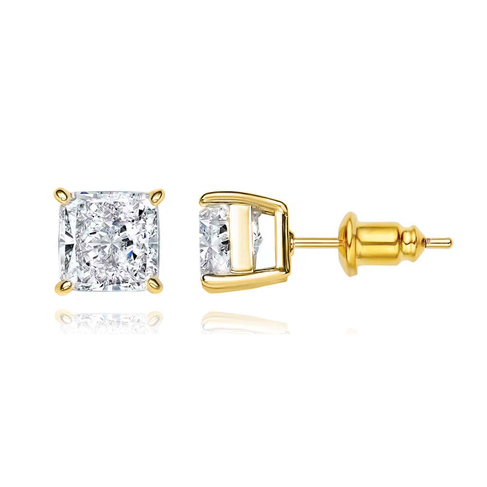 SMALL SQUARE EARRINGS | 18K Gold Plated - Promotional Item