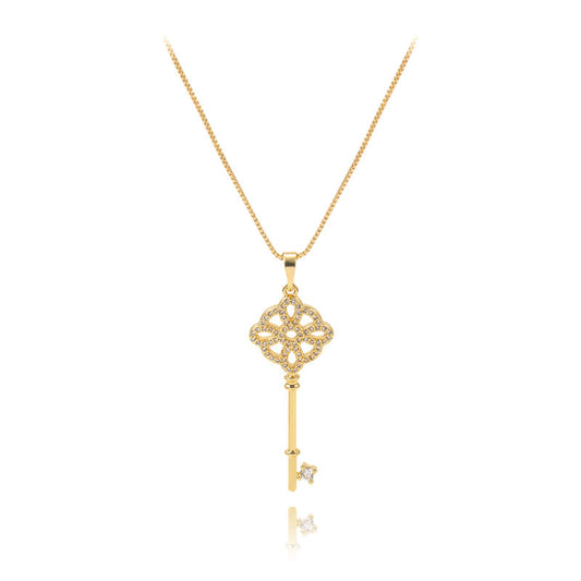 KEY NECKLACE | 18K Gold Plated