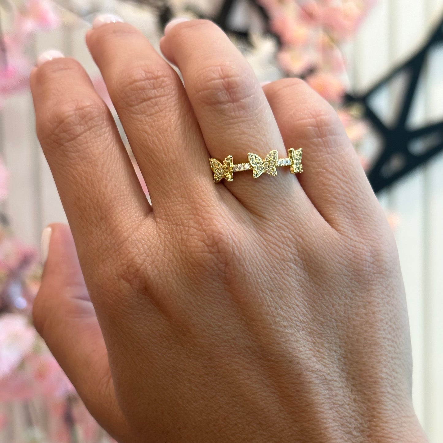 BUTTERFLY RING | 18k Gold Fourfold Plated