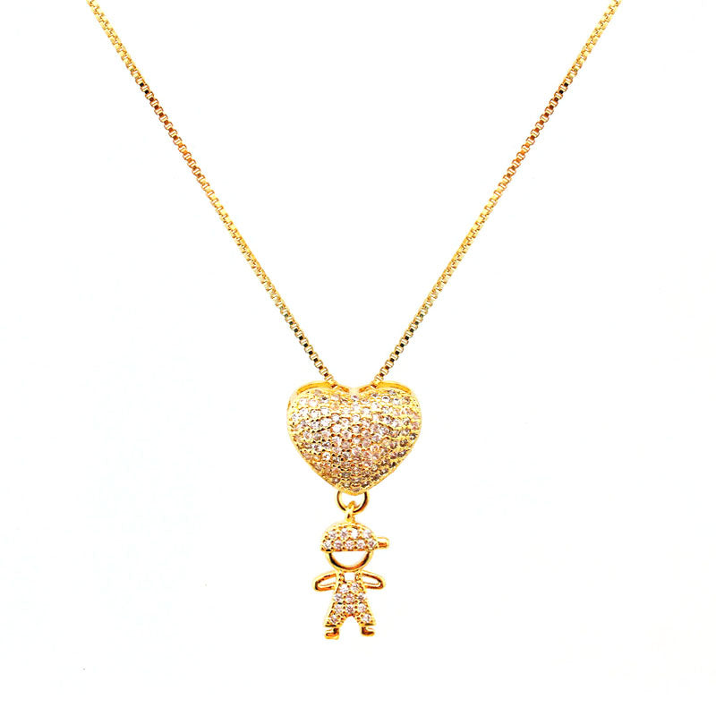BOY NECKLACE | Double 18K Gold Plated