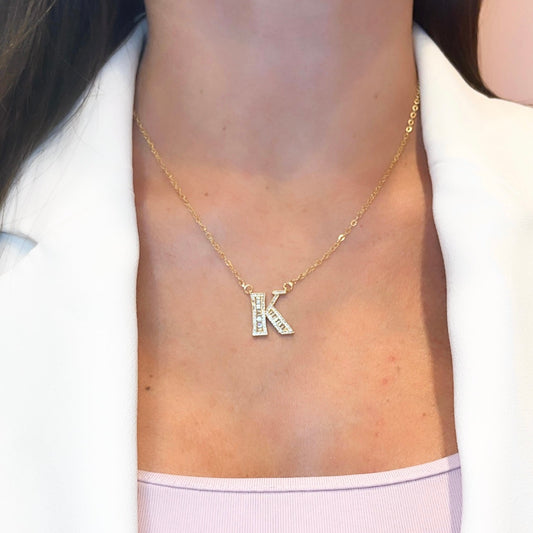 Letter Necklace A - Z | 18K Gold Plated