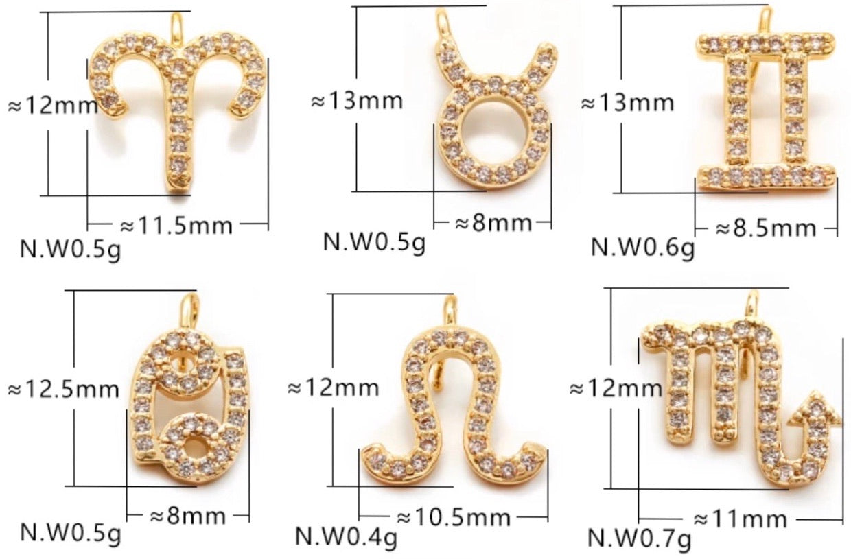 Zodiac Pendants Necklaces | DIY - Unique Brazilian Jewelry (4481459060811)