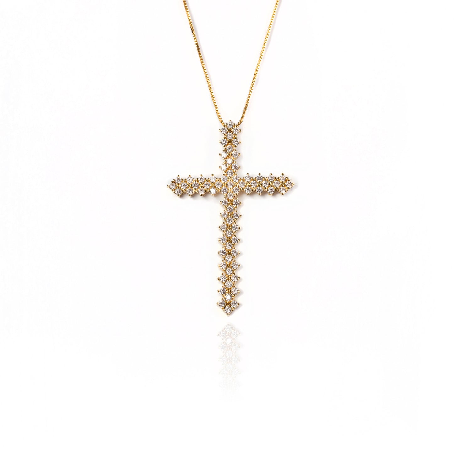 GOLD MOVABLE CROSS | 18K Gold Plated