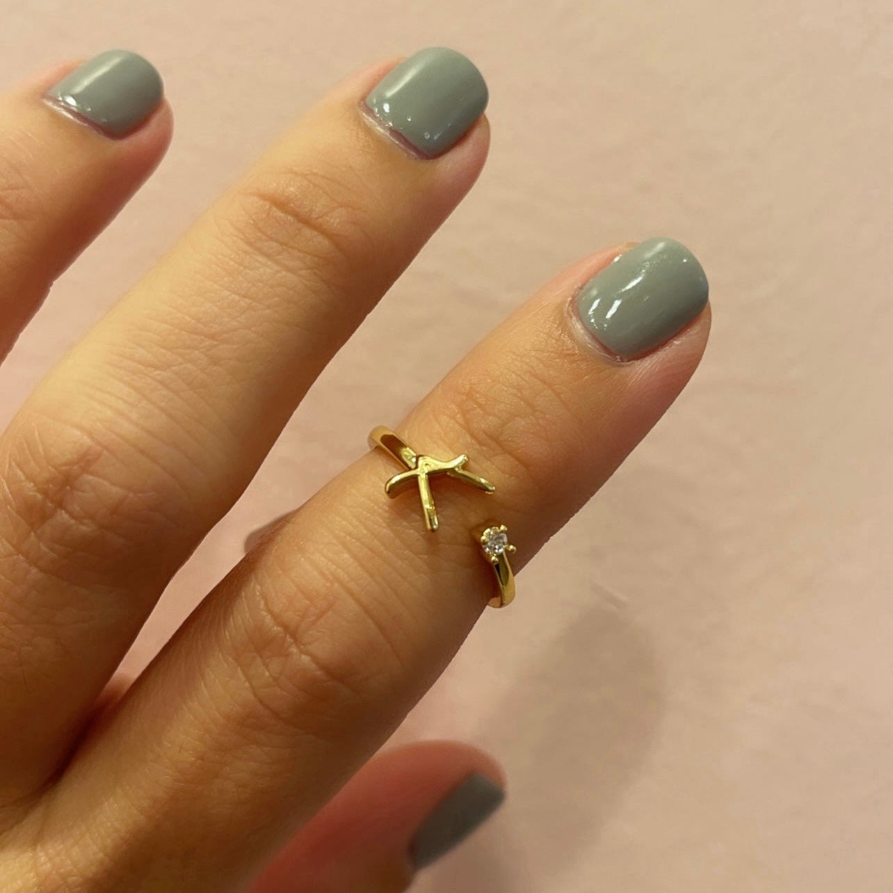 Letter Ring II - A - Z | 18K GOLD PLATED