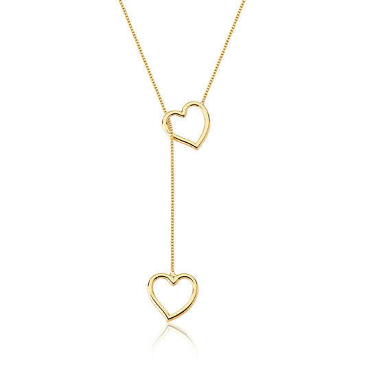 LOVELY HEART NECKLACE | 18k Gold Plated