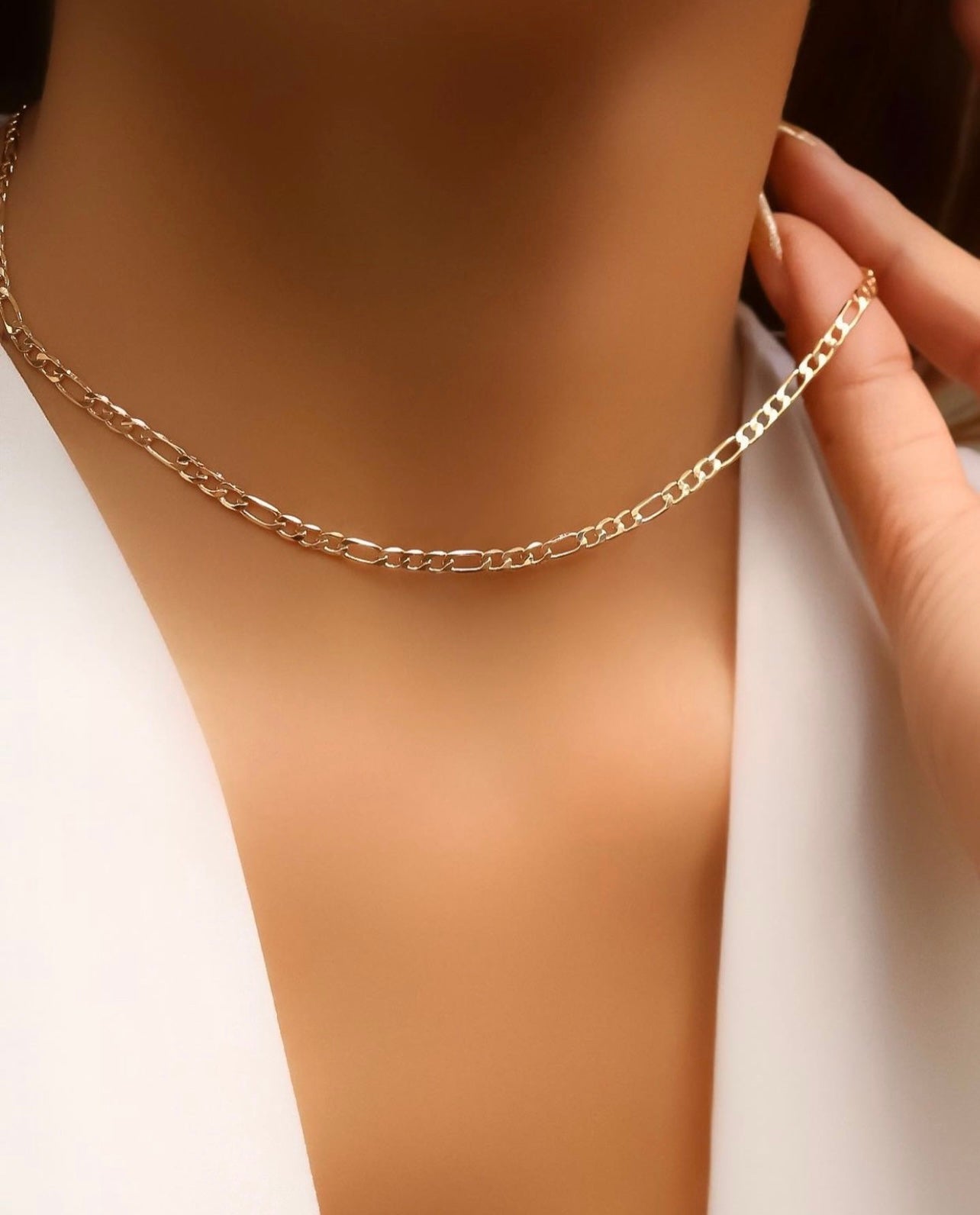 Kacy 18K Gold Necklace - Gold | Gold necklace women, Necklace, Gold necklace  designs
