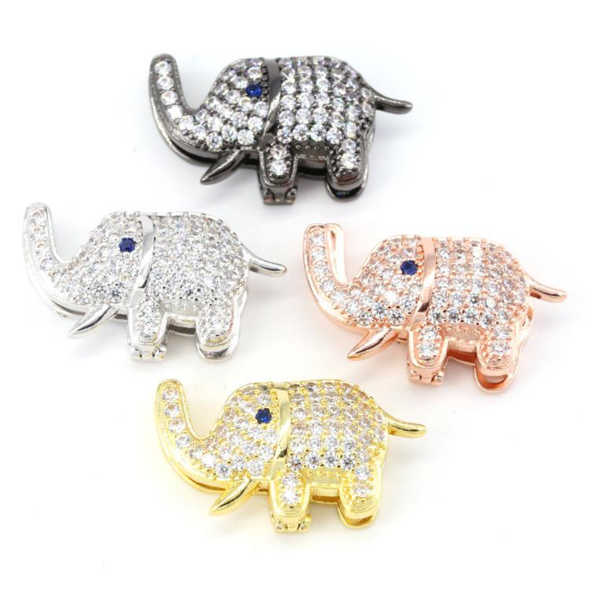 STUDDED ELEPHANT CHARMS LIFE COLLECTION - Unique Brazilian Jewelry (4503204986955)