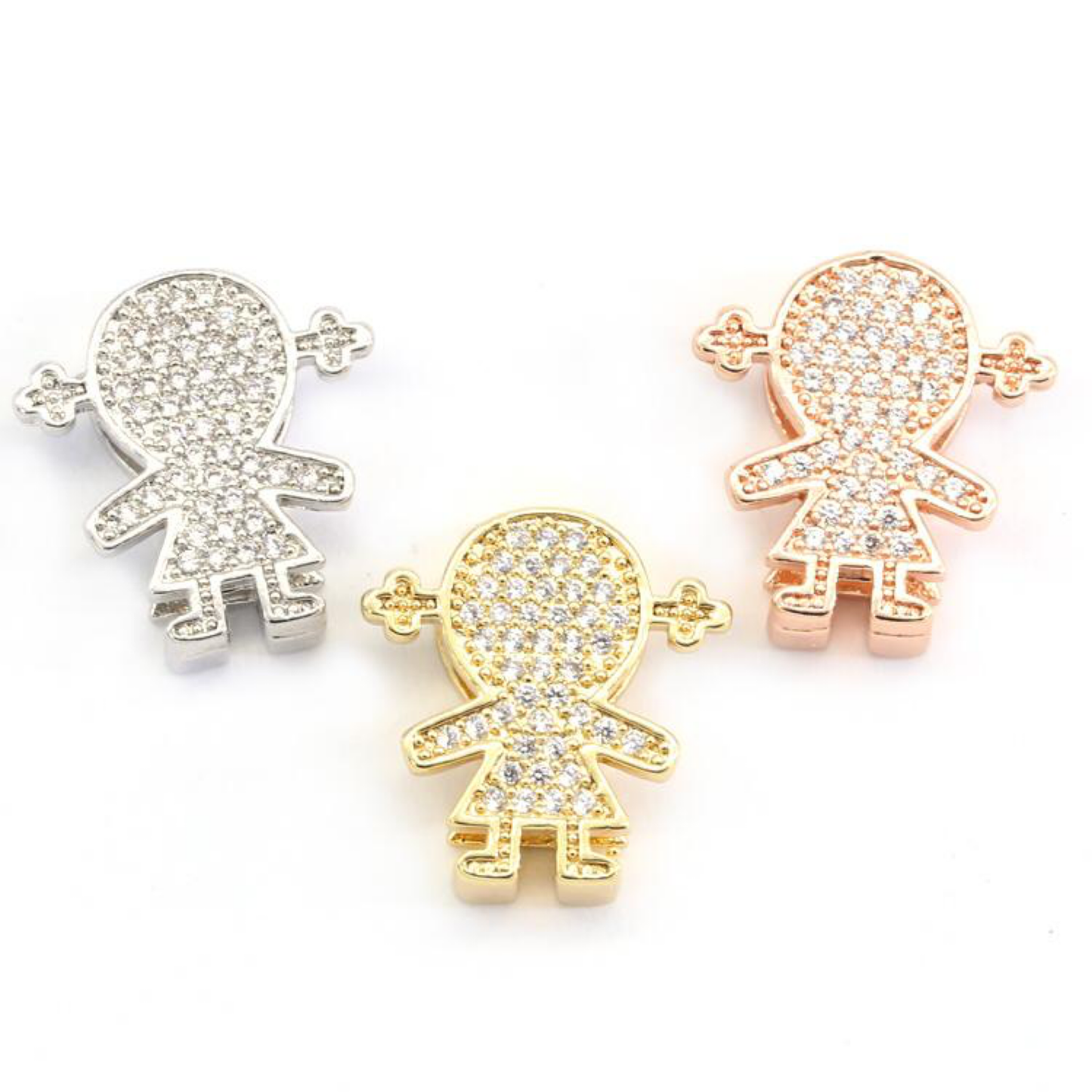 STUDDED GIRL CHARMS LIFE COLLECTION - Unique Brazilian Jewelry (4503193976907)