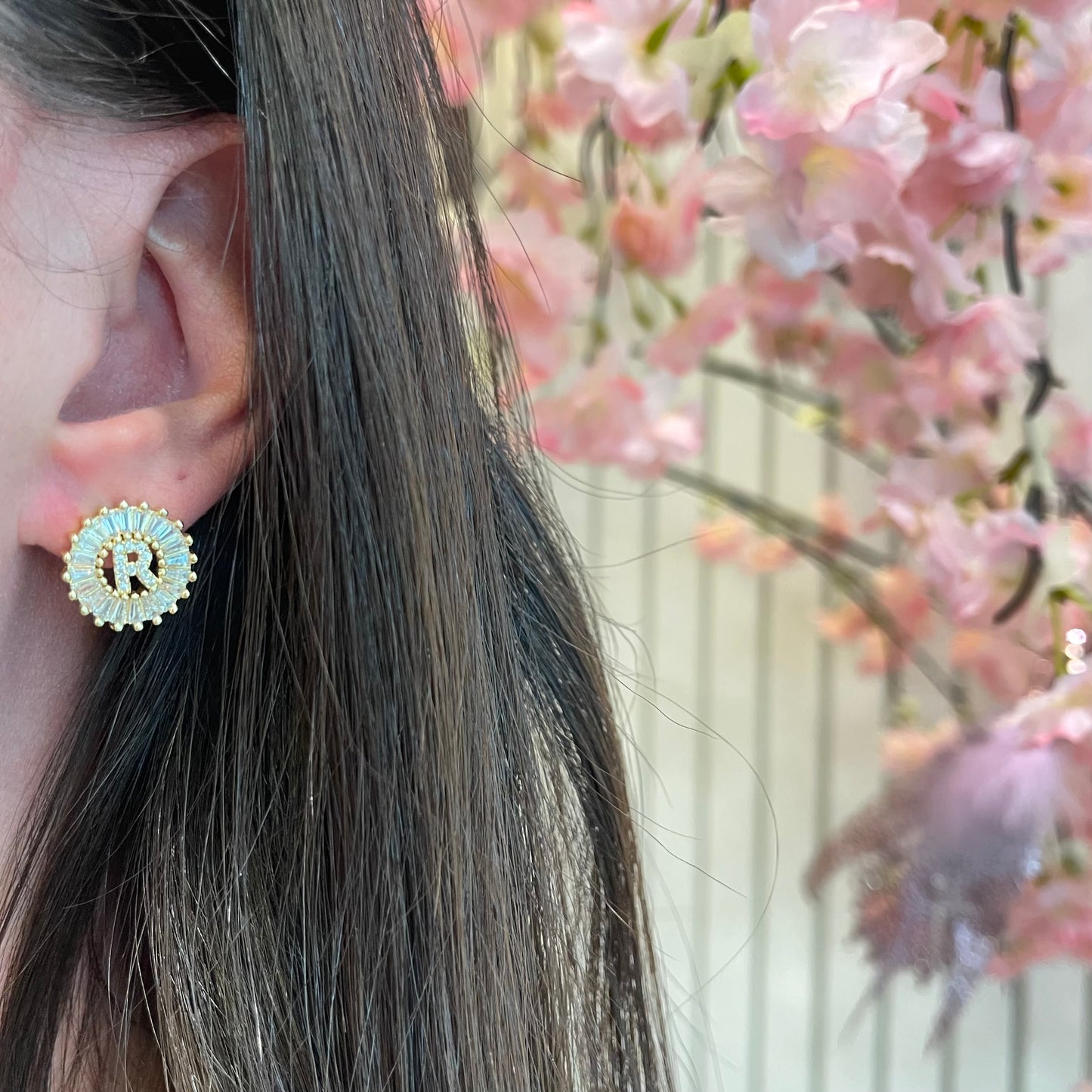 New Mandala Letter Earrings A - Z | 18K GOLD PLATED